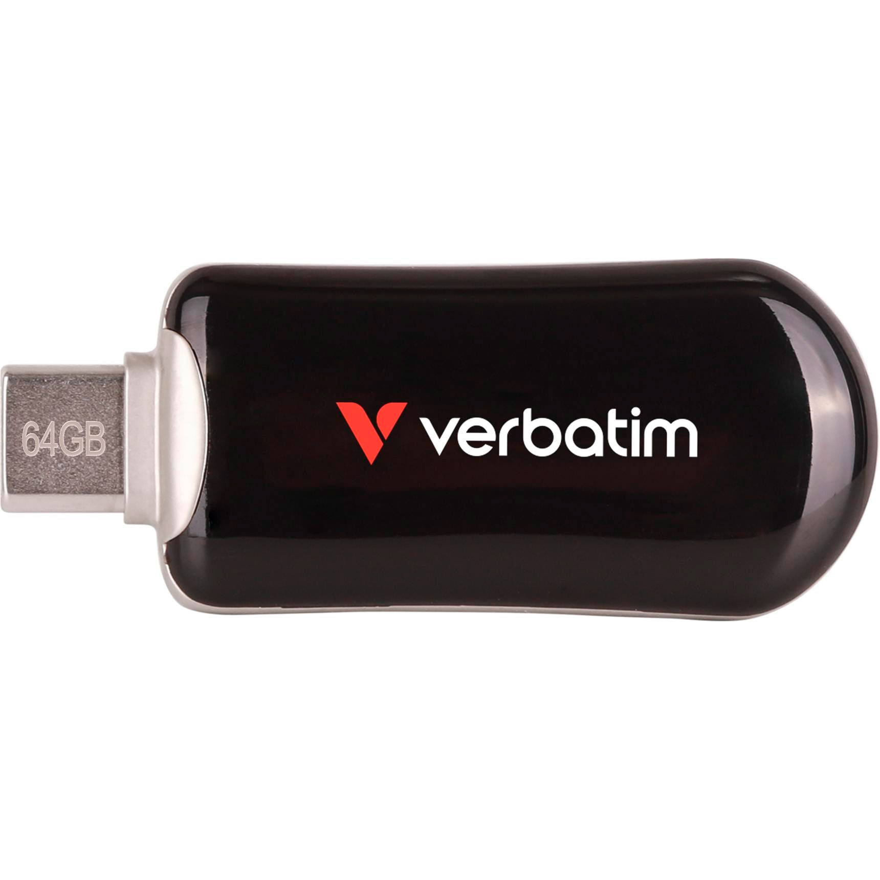 Флешка 64GB VERBATIM Plectra USB 3.2 Type-C Black (30224)