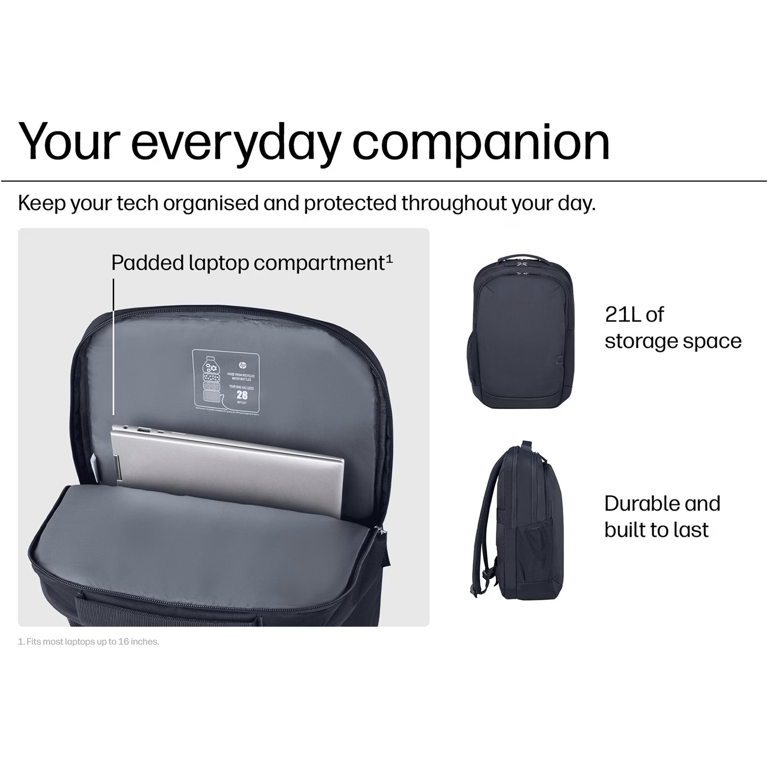 Рюкзак HP Everyday Odyssey Gray (A08JXAA)