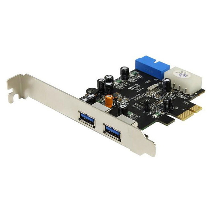 Контролер STLAB U-780 PCI-E to USB 3.0 2+2-Ports