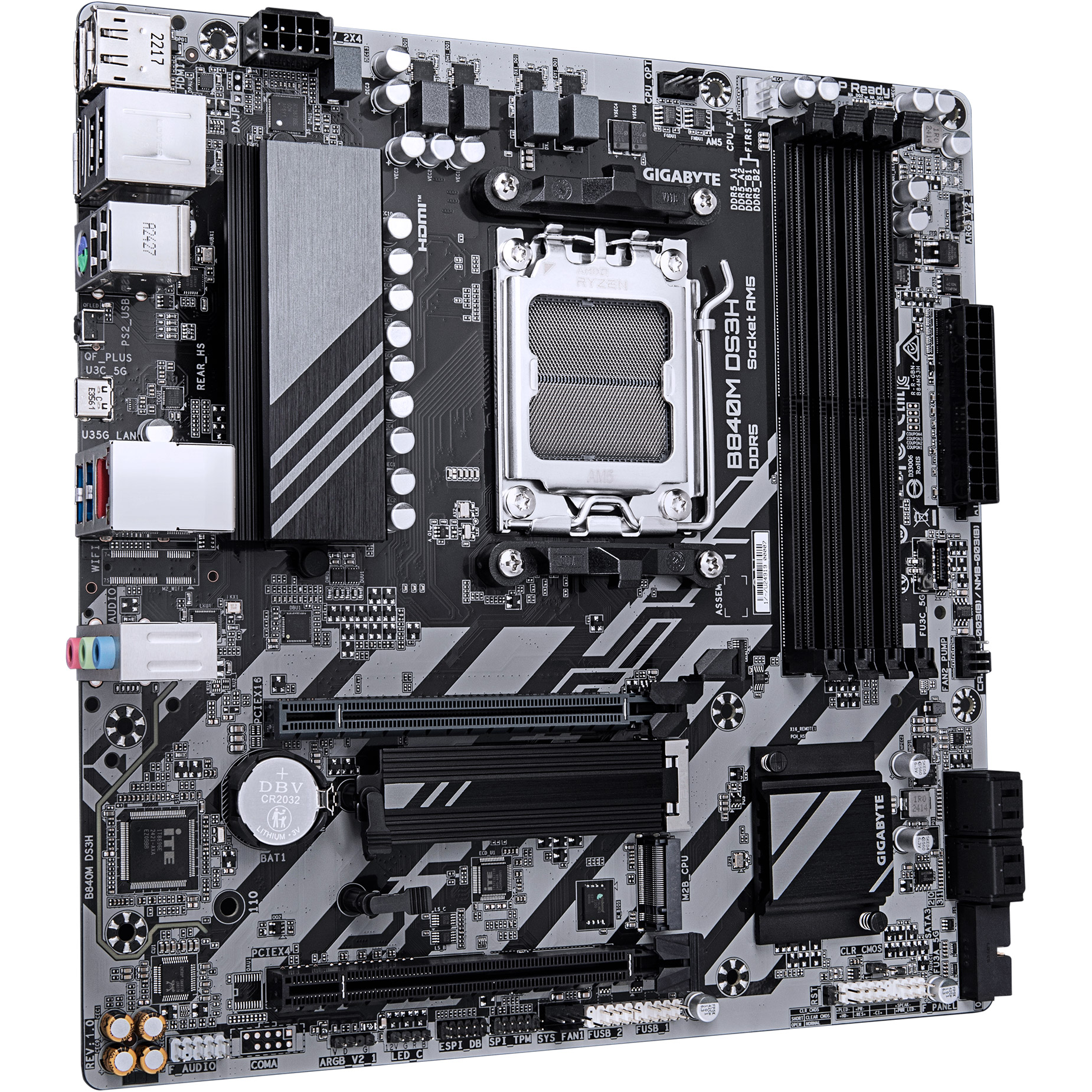 Материнская плата GIGABYTE B840M DS3H
