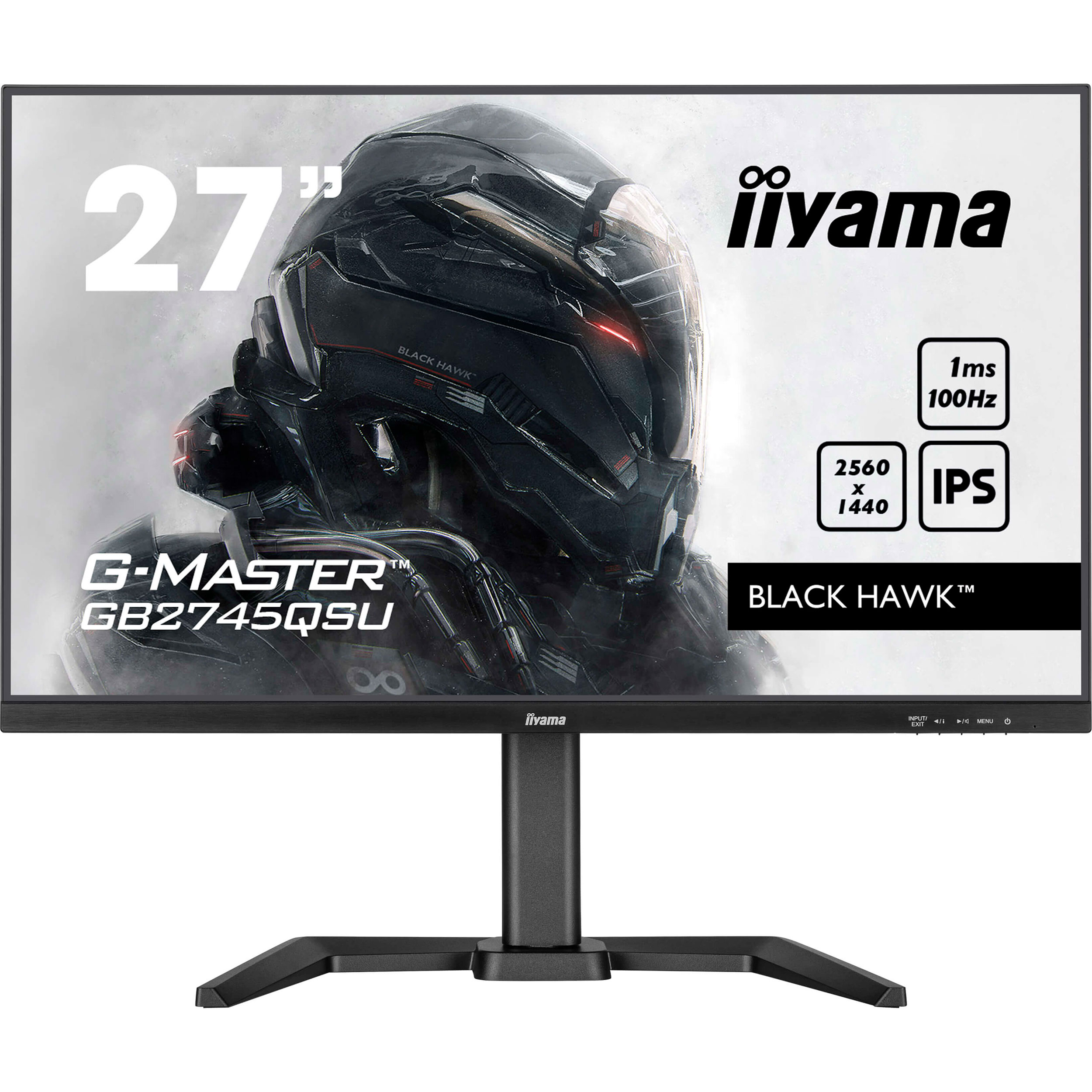 Монітор 27" IIYAMA G-Master GB2745QSU-B2 Black Hawk