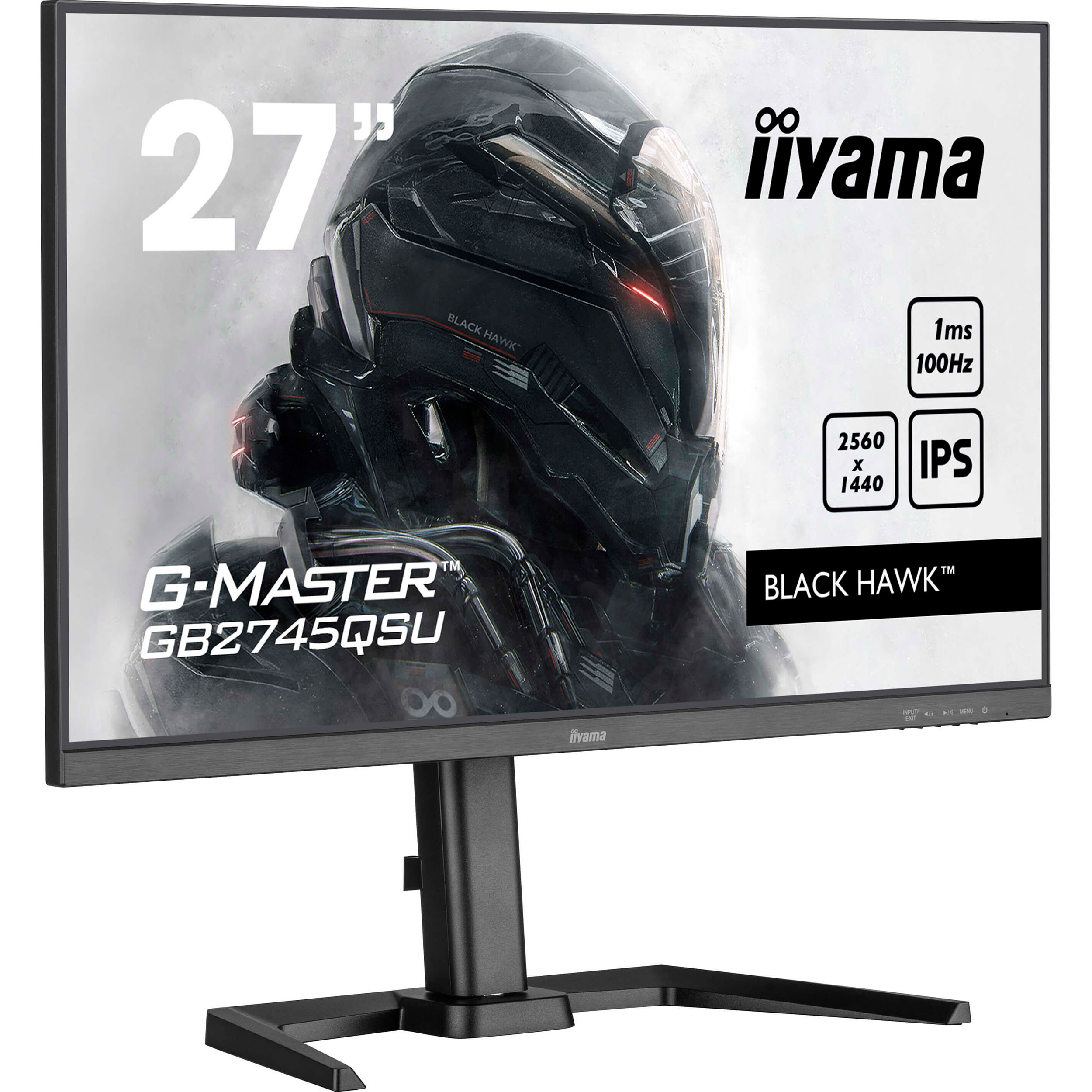 Монітор 27" IIYAMA G-Master GB2745QSU-B2 Black Hawk