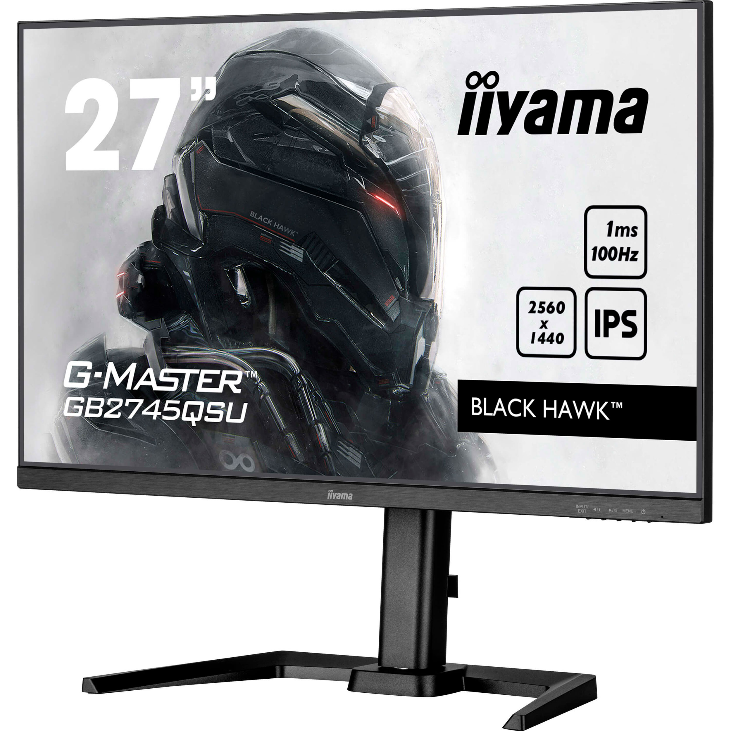 Монітор 27" IIYAMA G-Master GB2745QSU-B2 Black Hawk