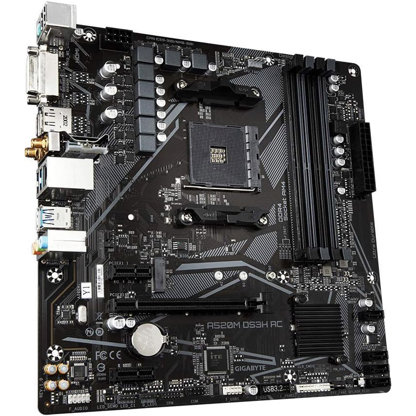Материнская плата GIGABYTE A520M DS3H AC