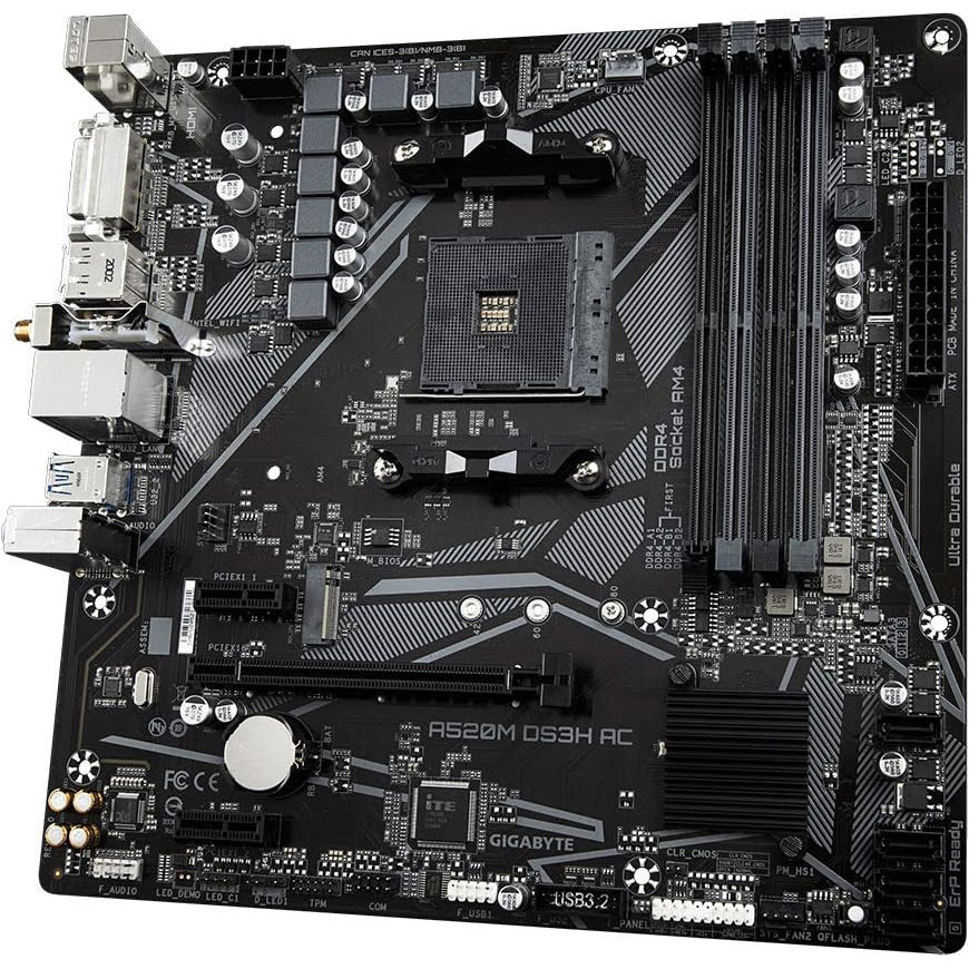 Материнская плата GIGABYTE A520M DS3H AC