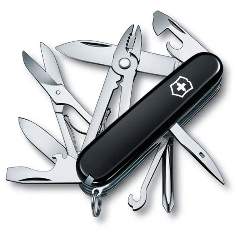 Швейцарський ніж VICTORINOX Deluxe Tinker Black (1.4723.3)