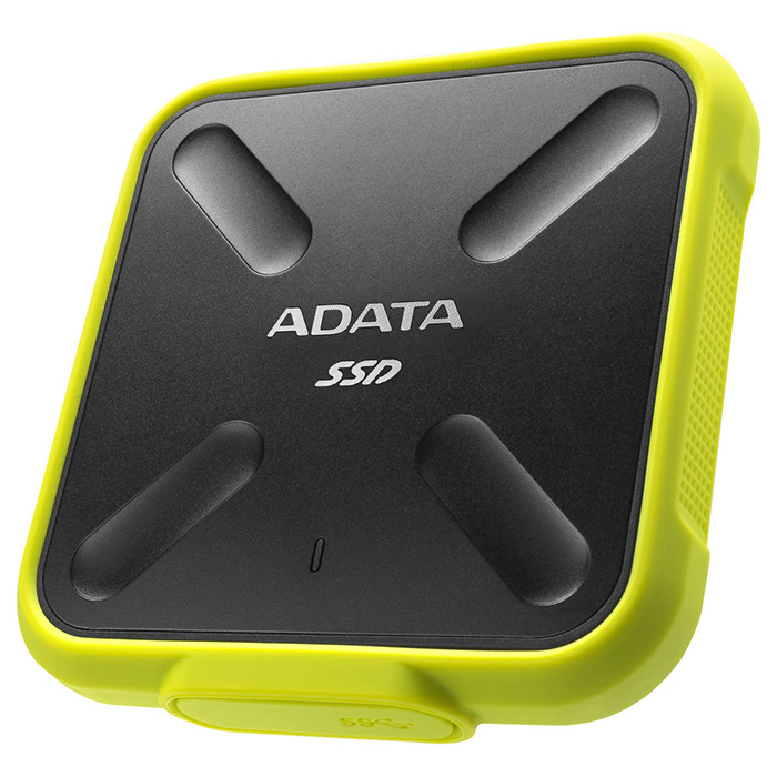 Портативний SSD диск ADATA SD700 512GB USB3.2 Gen1 Yellow (ASD700-512GU31-CYL)