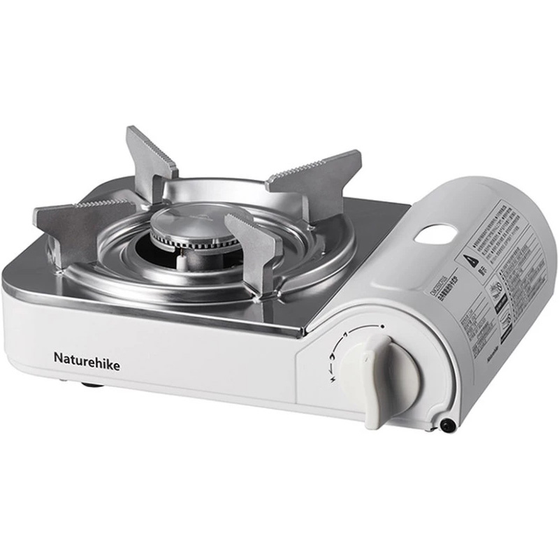 Портативна газова плитка NATUREHIKE CNK2350CF016 White (6927595754627)