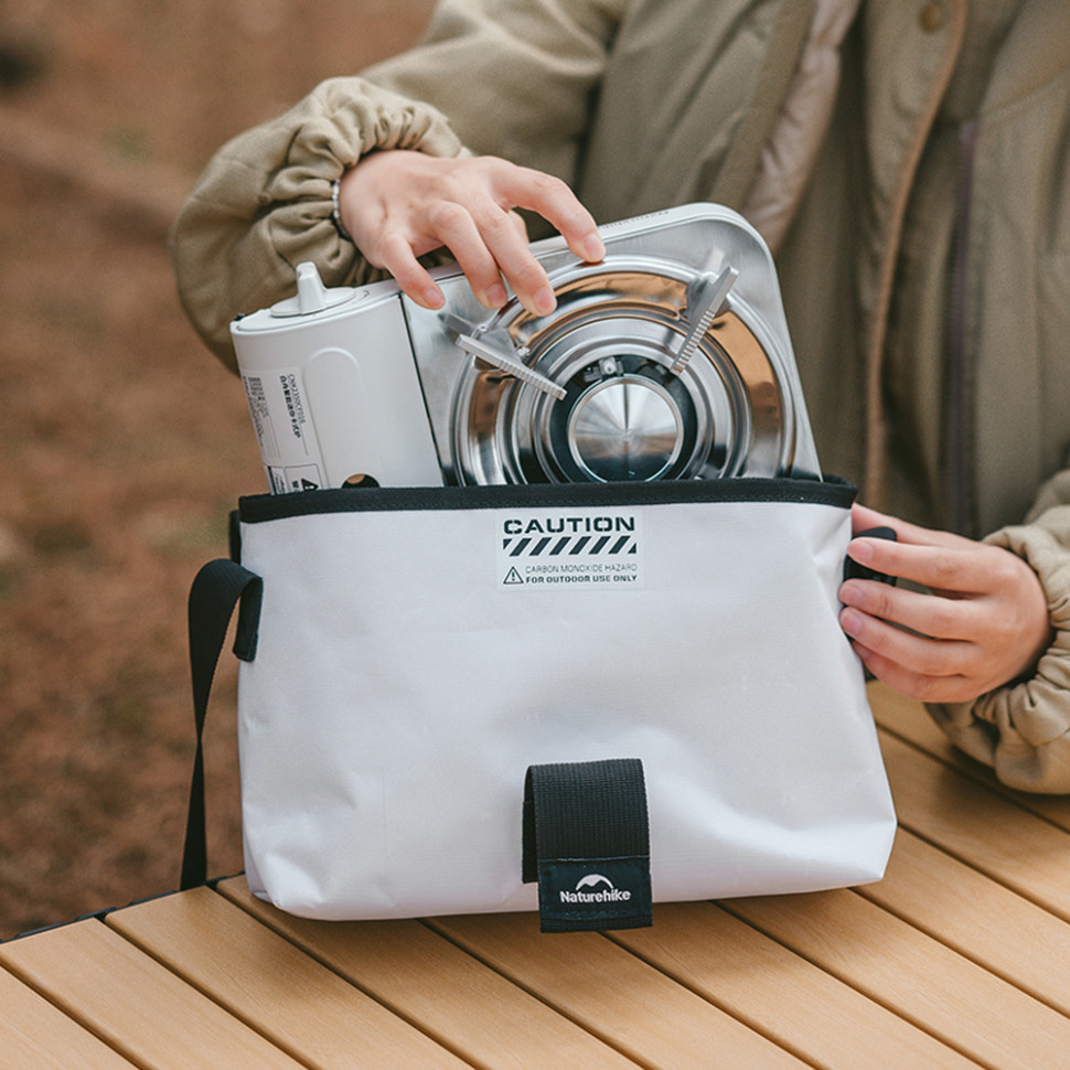 Портативна газова плитка NATUREHIKE CNK2350CF016 White (6927595754627)