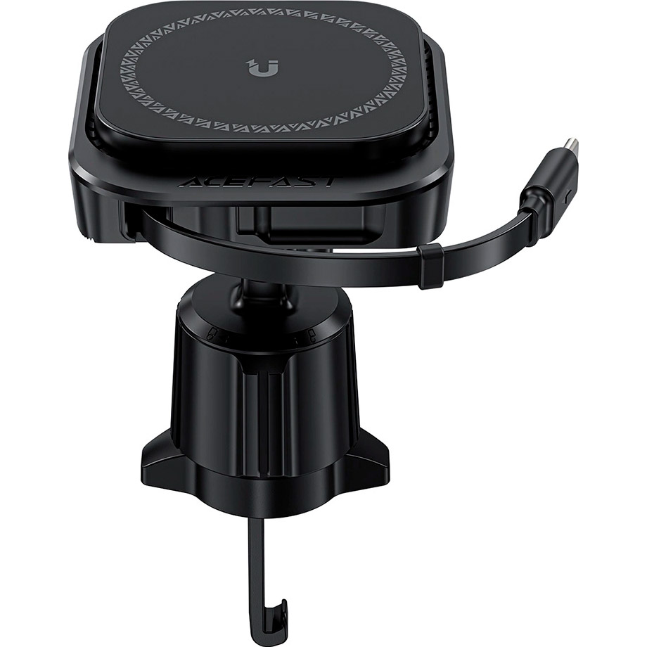 Автодержатель с беспроводной зарядкой ACEFAST D32 Fast Wireless Charger Magnetic Car Holder Black