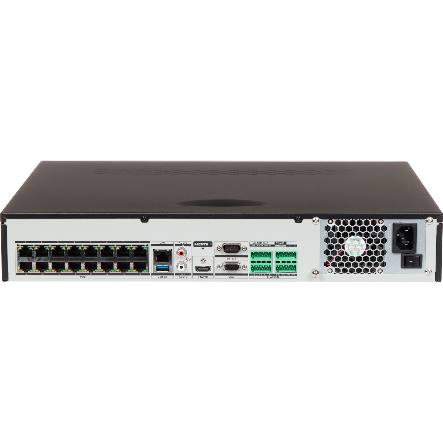 Видеорегистратор сетевой 16-канальный HIKVISION DS-7716NXI-K4/16P(D)