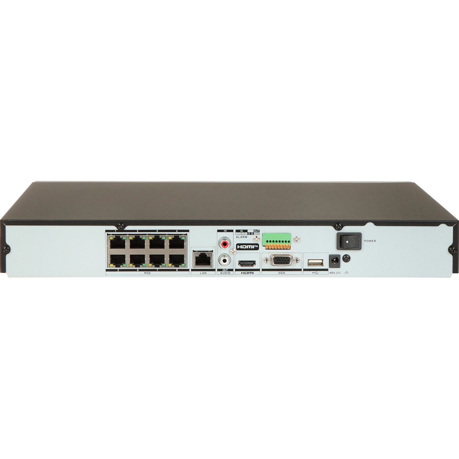 Відеореєстратор мережевий 8-канальний HIKVISION DS-7608NXI-K2/8P(D)