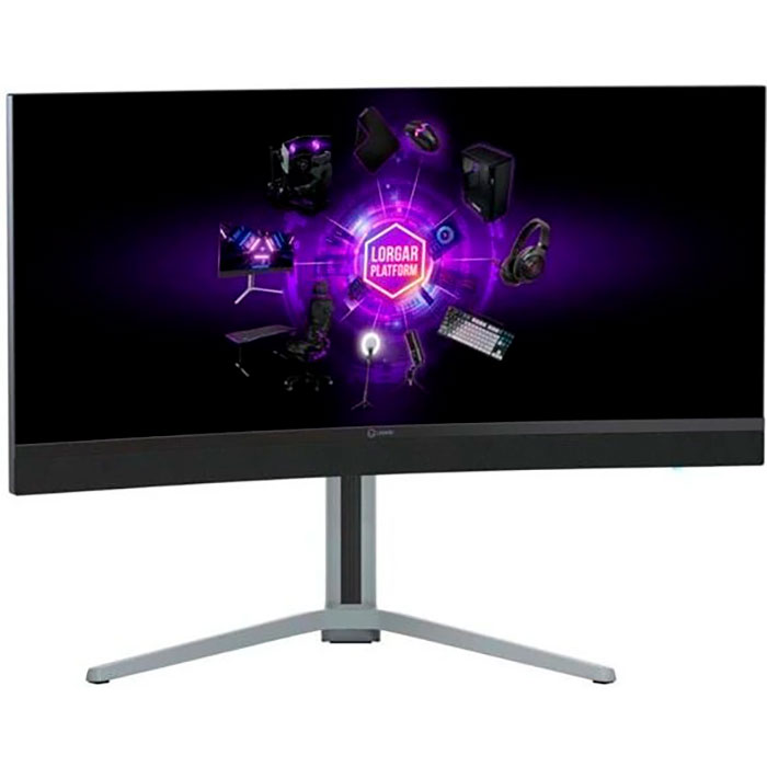 Монітор 34" LORGAR 34MP1 Black/Milky Gray