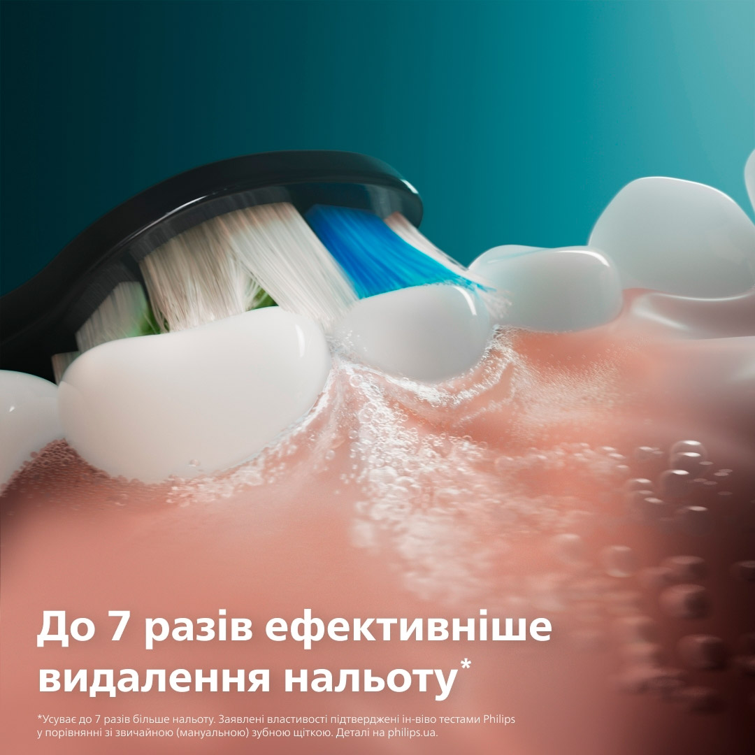 Насадка для зубної щітки PHILIPS Sonicare W2 Optimal Black 2шт (HX6062/88)