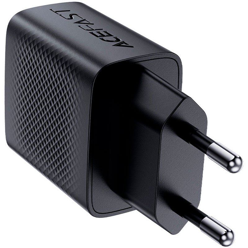 Зарядний пристрій ACEFAST A82 Fast Charge Wall Charger GaN PD20W (1xUSB-C) Black w/Type-C cable
