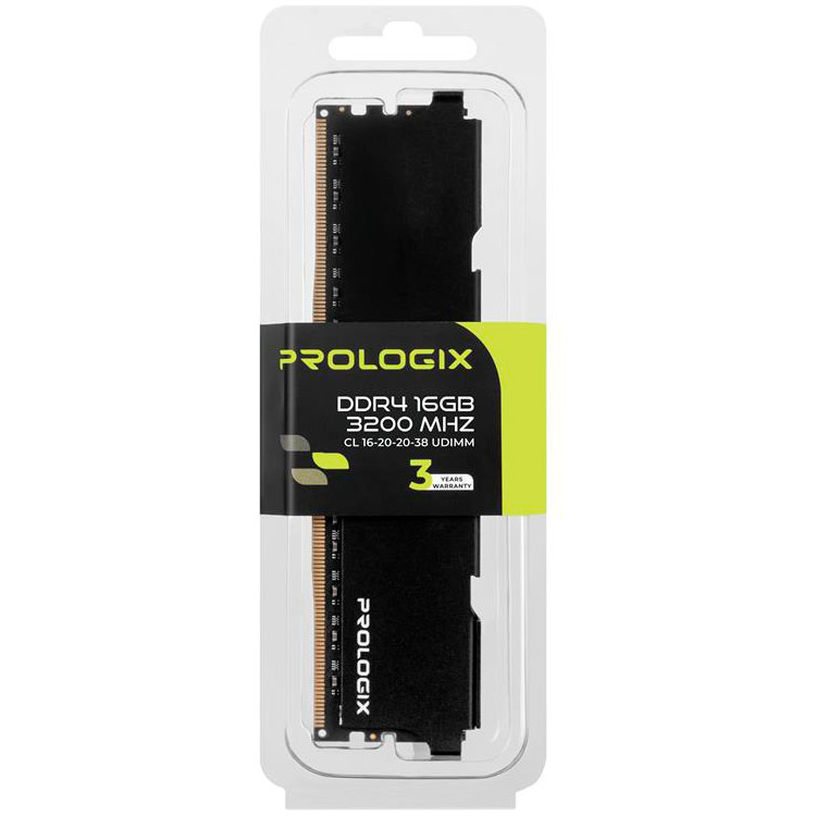 Модуль памяти PROLOGIX DDR4 3200MHz 16GB (PRO16GB3200B4)