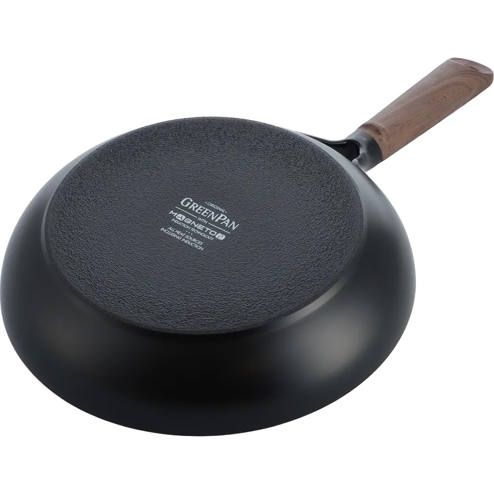Сковорода вок GREENPAN Eco Smartshape Dark Wood 28см (CC006443-001)