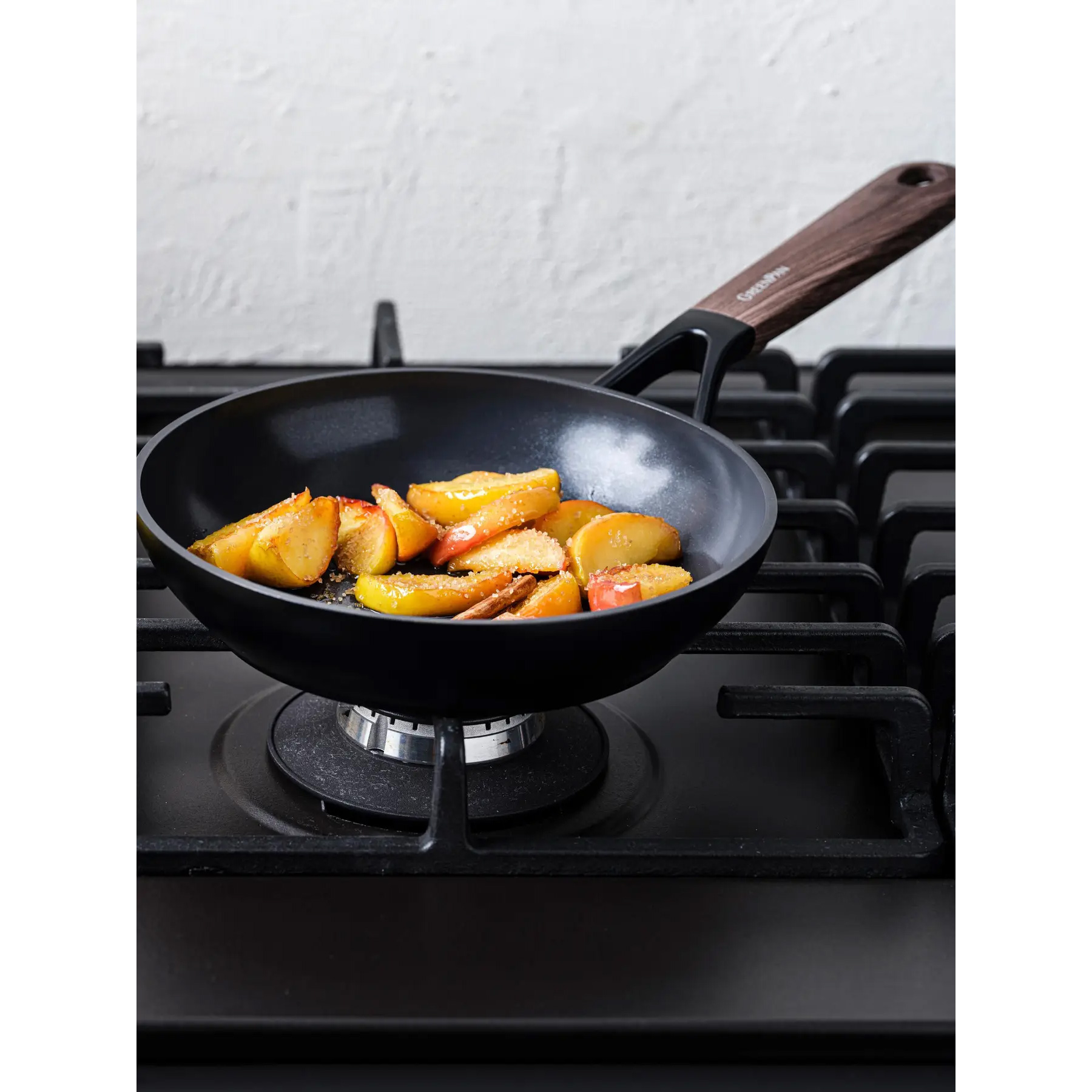 Сковорода вок GREENPAN Eco Smartshape Dark Wood 28см (CC006443-001)