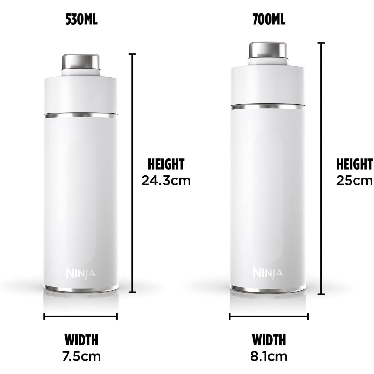 Термос NINJA Thirsti 0.7л White (DW2401EUUKWH)