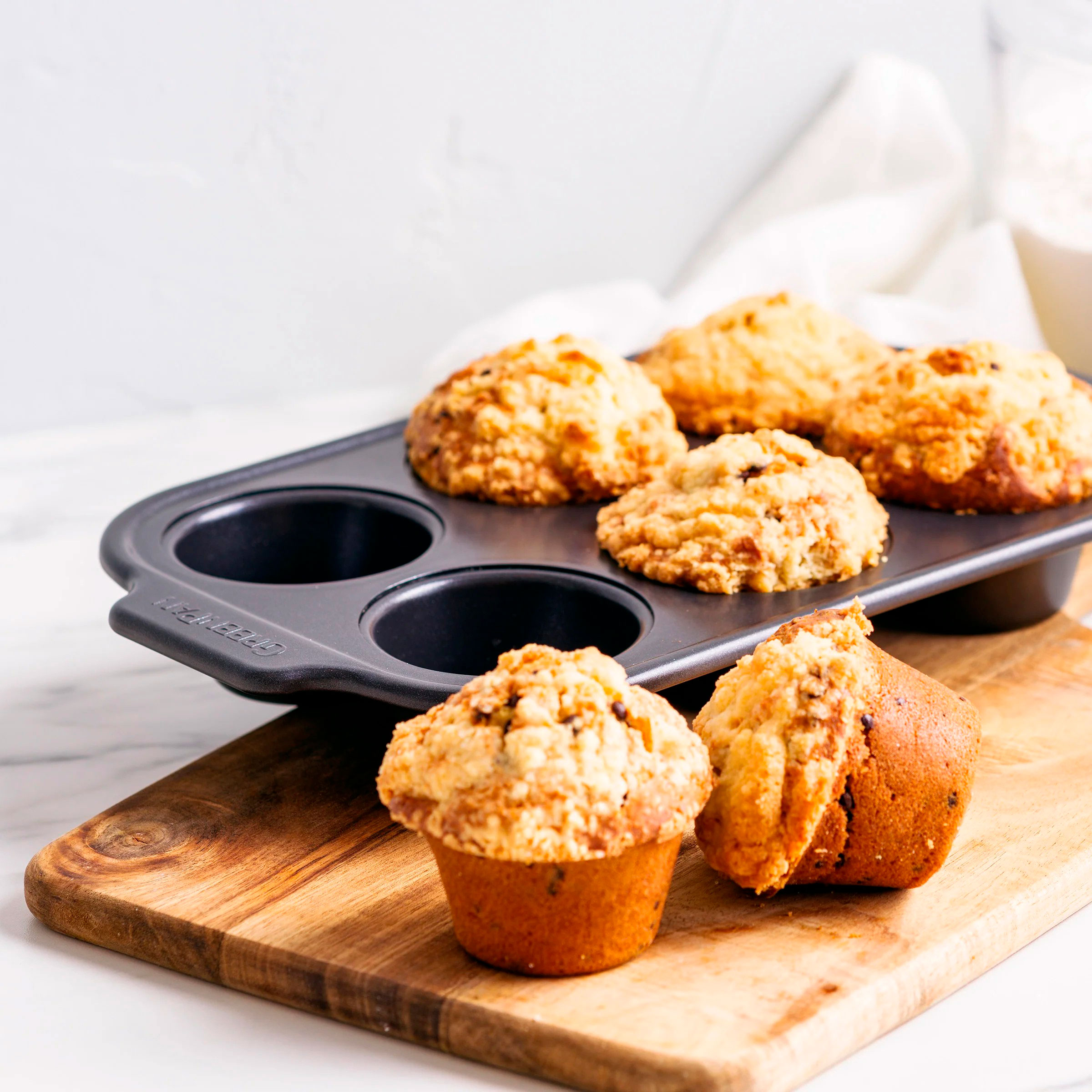 Форма для мафінів GREENPAN Bistro 6 Cup Muffin Pan 32x20x4.3см (CC007765-001)