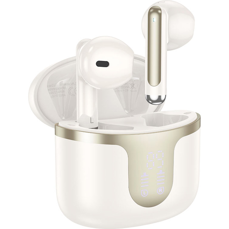 Навушники HOCO EQ7 Snowflake Milky White