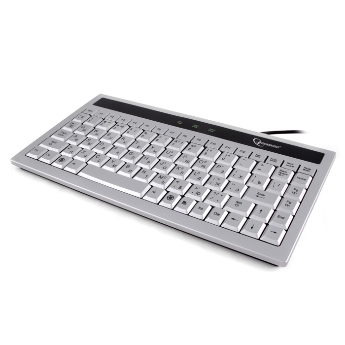 Клавіатура GEMBIRD KB-9627 Black/Silver
