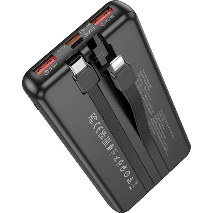 Повербанк BOROFONE BJ57 Graceful 22.5W 10000mAh Black