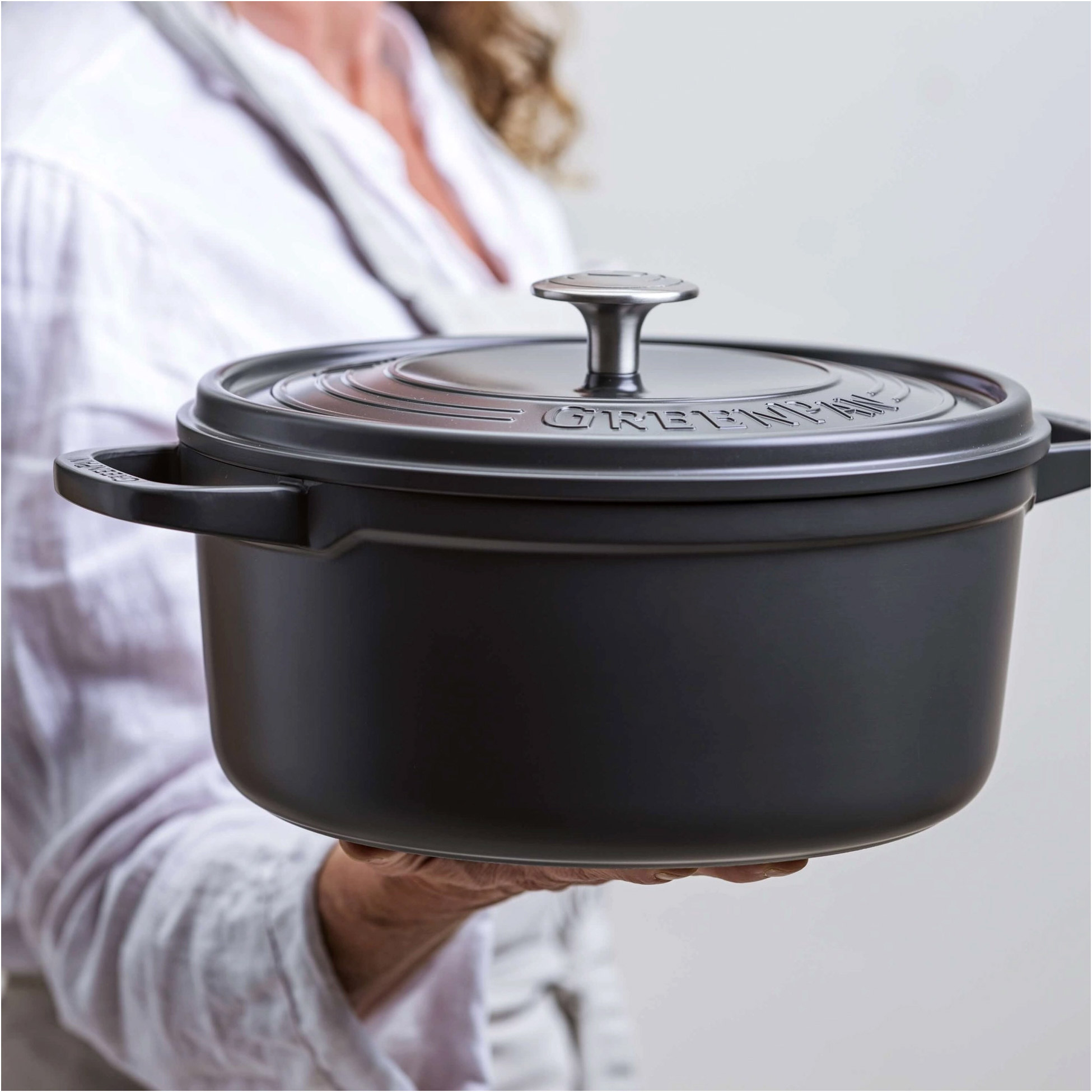 Каструля GREENPAN Featherweights Browny Black 3.3л (CC005056-001)