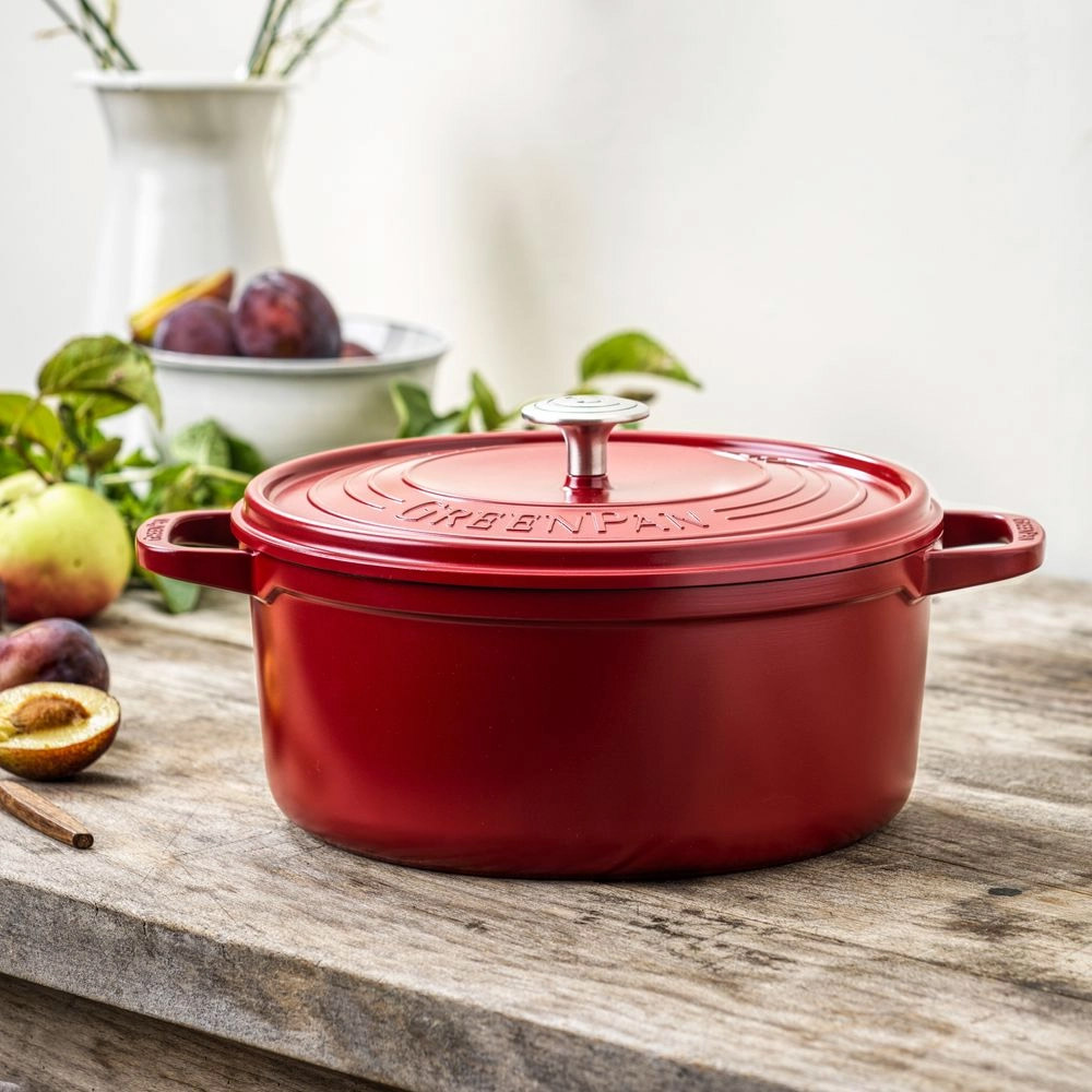 Каструля GREENPAN Featherweights Red 3.3л (CC005432-001)