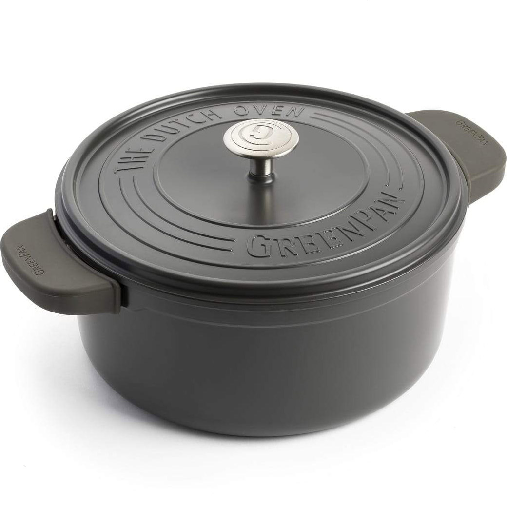 Каструля GREENPAN Featherweights Browny Black 5.3л (CC004829-001)