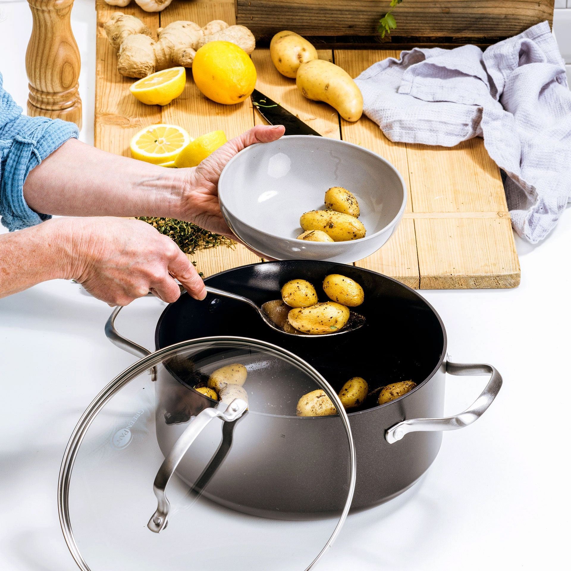 Каструля GREENPAN Copenhagen 3.1л (CC003345-001)