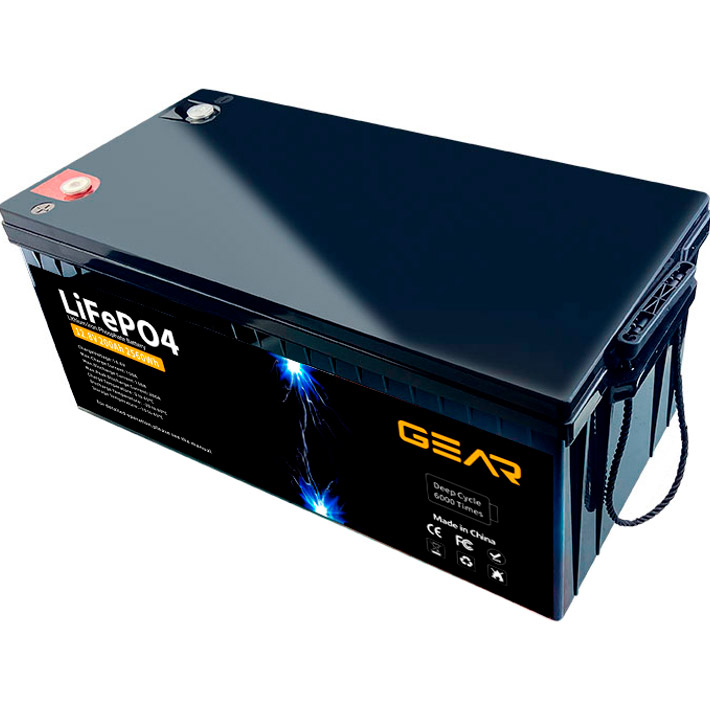 Акумуляторна батарея GEAR LiFePO4 GB-LIFEPO4-12.8-200 (12.8В, 200Агод)