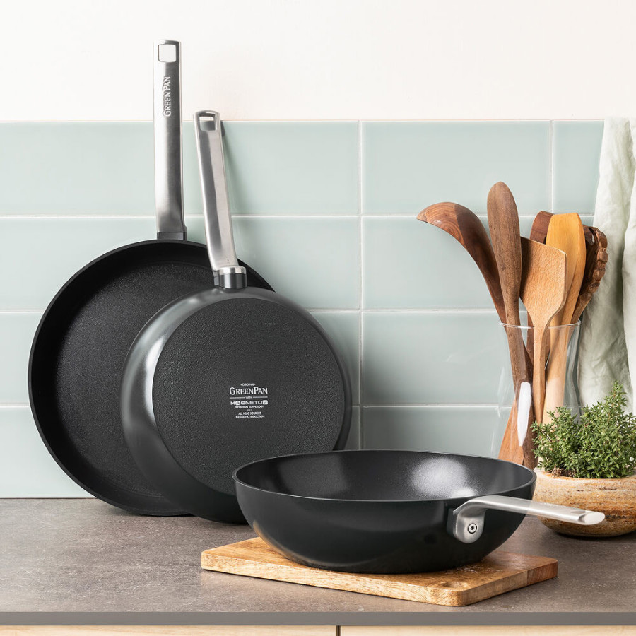 Сковорода вок GREENPAN Evolution Black 28см (CC006388-001)