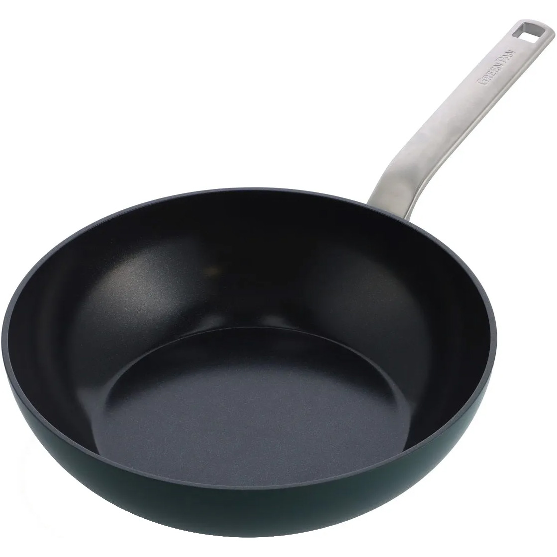 Сковорода вок GREENPAN Evolution Pine Green 28см (CC006392-001)