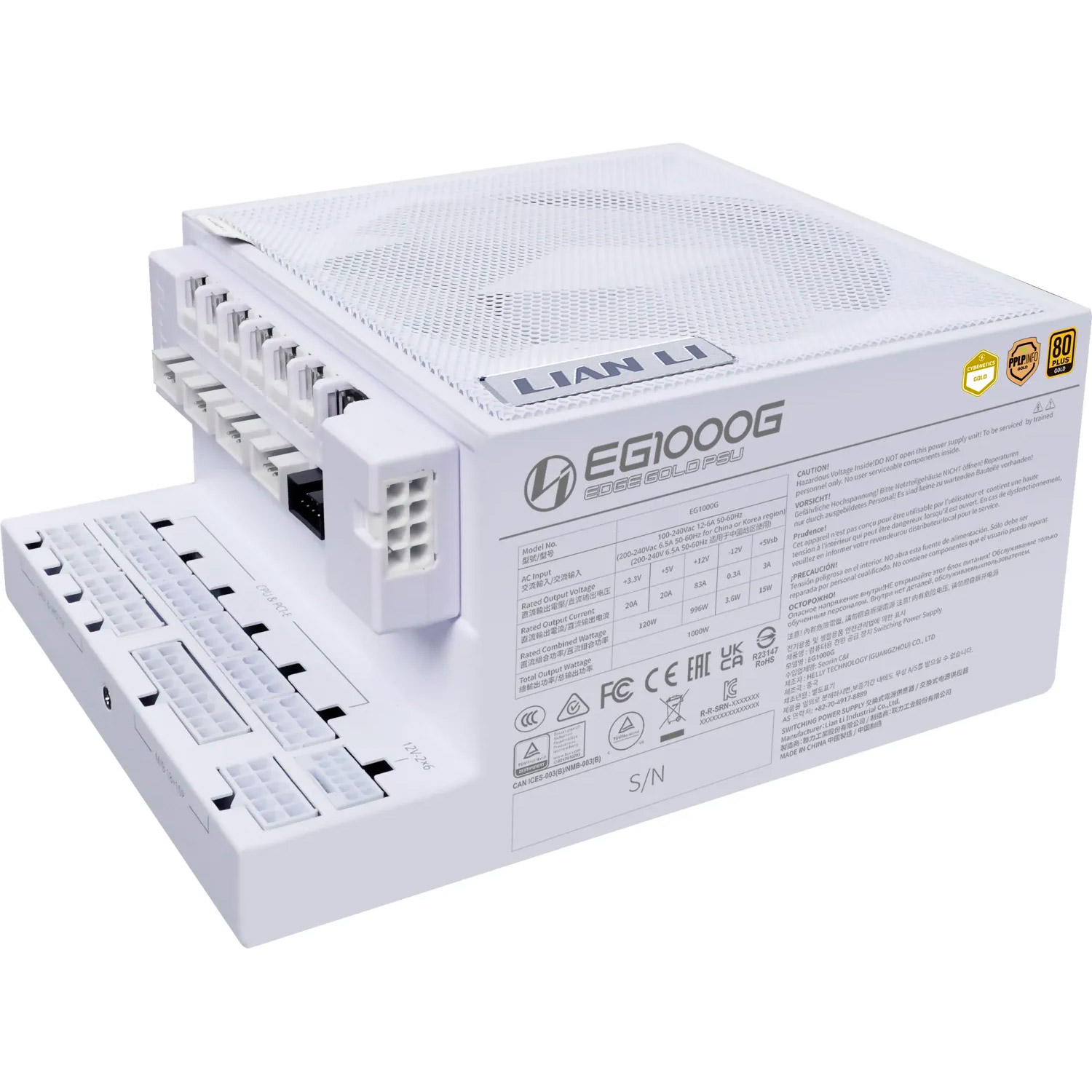 Блок живлення 1000W LIAN LI Edge Gold 1000 White