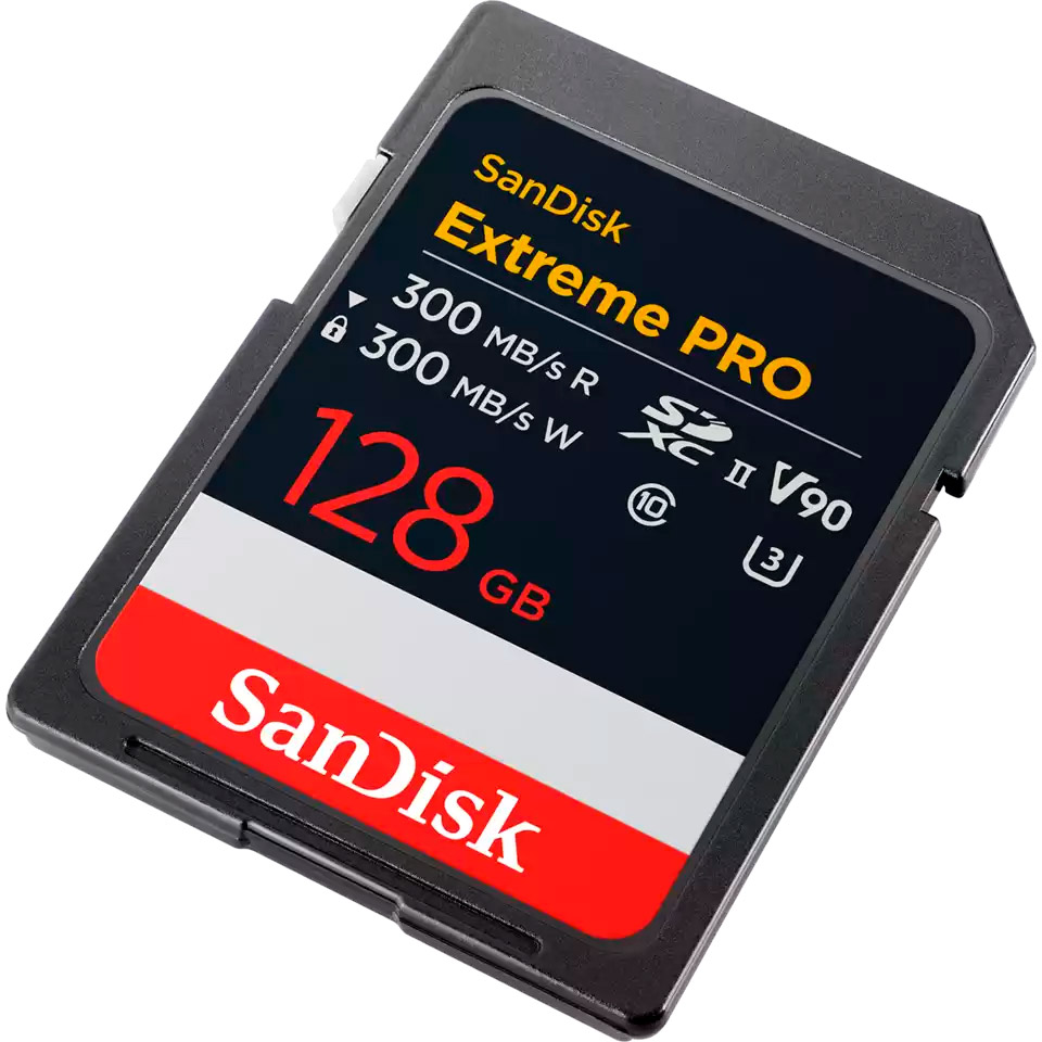 Карта памяти SANDISK SDXC Extreme Pro 128GB UHS-II U3 V90 Class 10 (SDSDXDM-128G-GN4IN)
