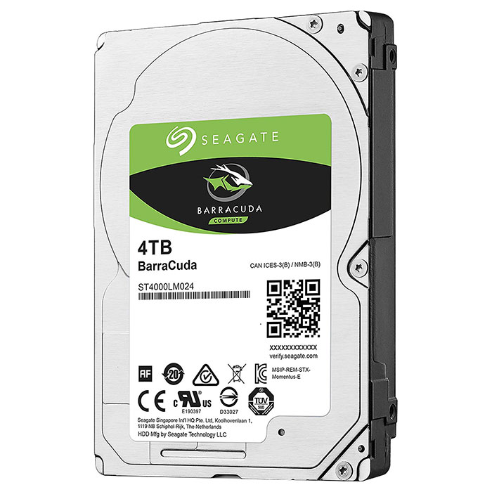 Жорсткий диск 2.5" SEAGATE BarraCuda 4TB SATA/128MB (ST4000LM024)