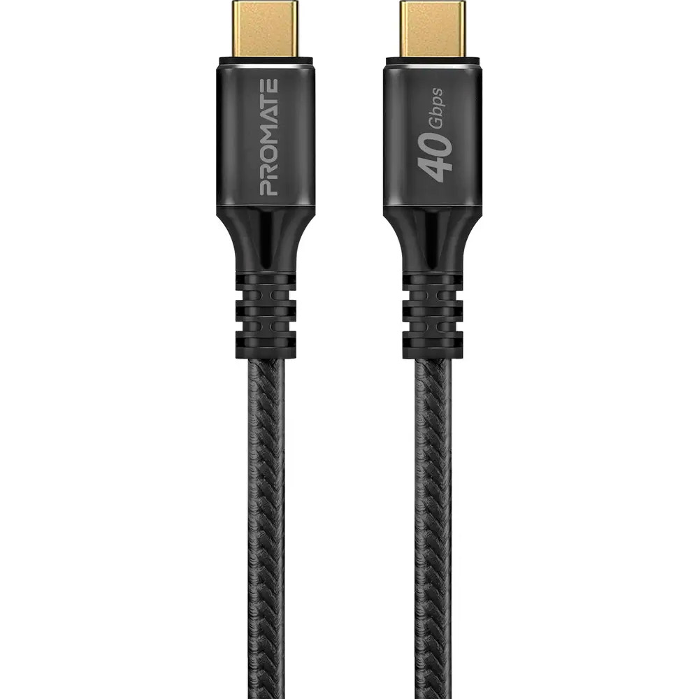 Кабель PROMATE PowerBolt240 USB-C to USB-C PD 240W 1м Black
