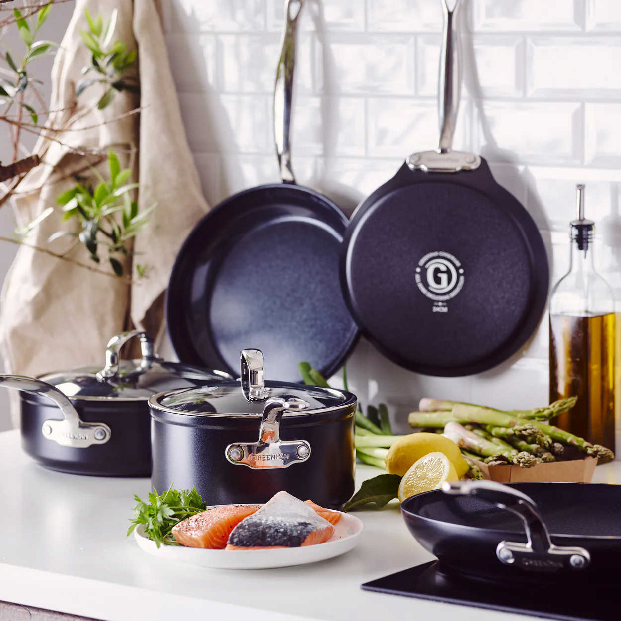 Сковорода для риби GREENPAN Barcelona Pro 33x23см (CC005339-001)