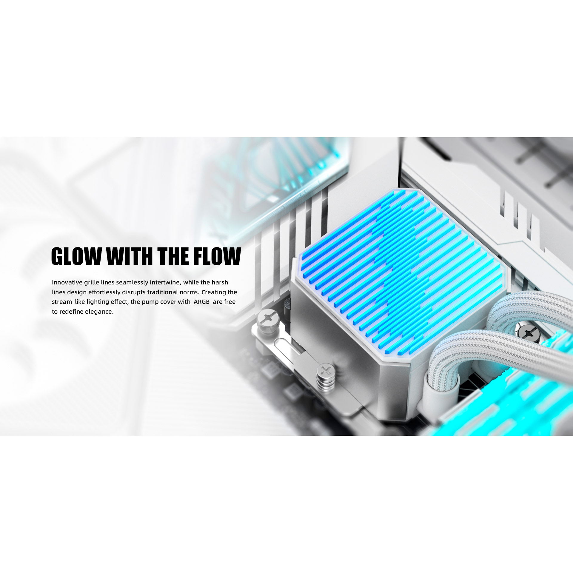 Система водяного охлаждения ID-COOLING DX360 Max White