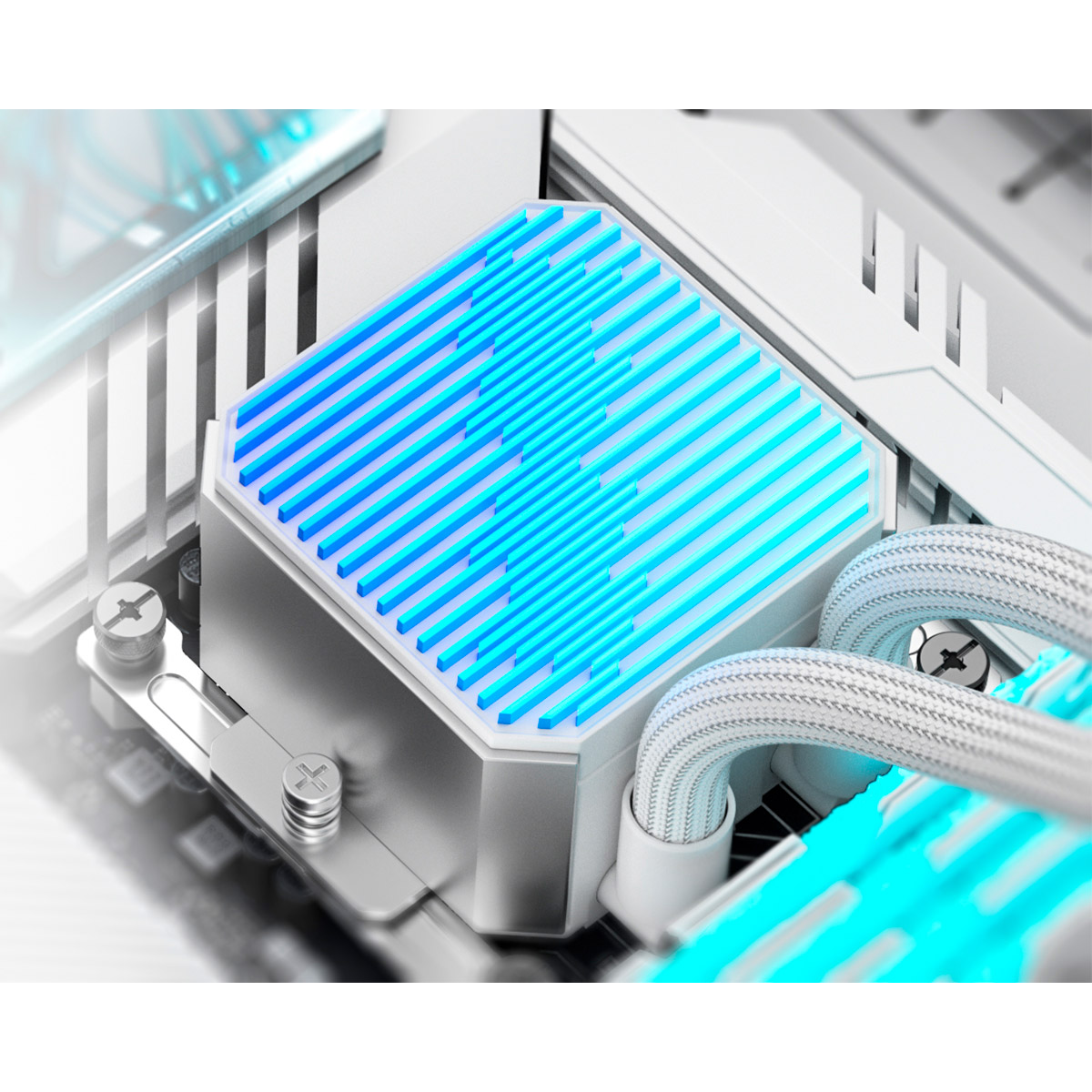 Система водяного охлаждения ID-COOLING DX360 Max White