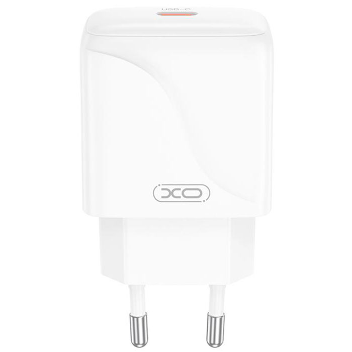 Зарядний пристрій XO QC41 1xUSB-C, PD, 20W White (XO-QC41)