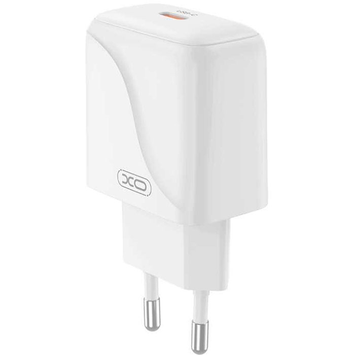 Зарядний пристрій XO QC41 1xUSB-C, PD, 20W White (XO-QC41)