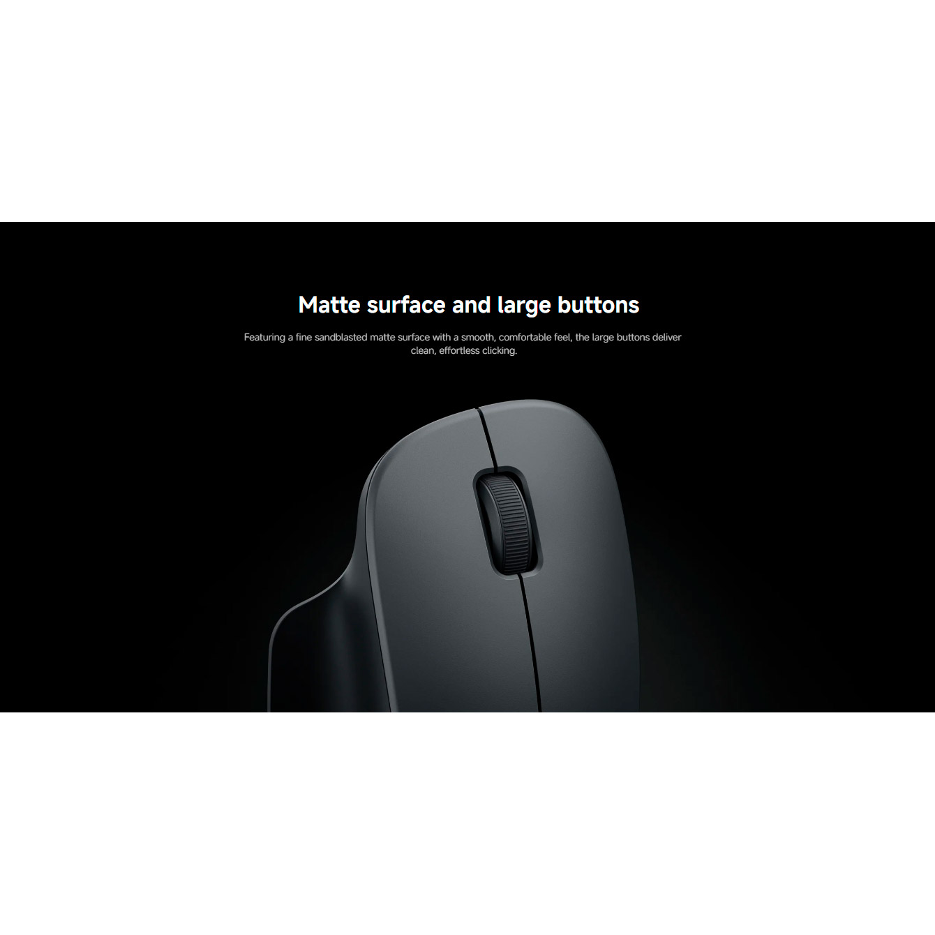 Миша XIAOMI Wireless Mouse Comfort Edition Black (BHR9359GL)
