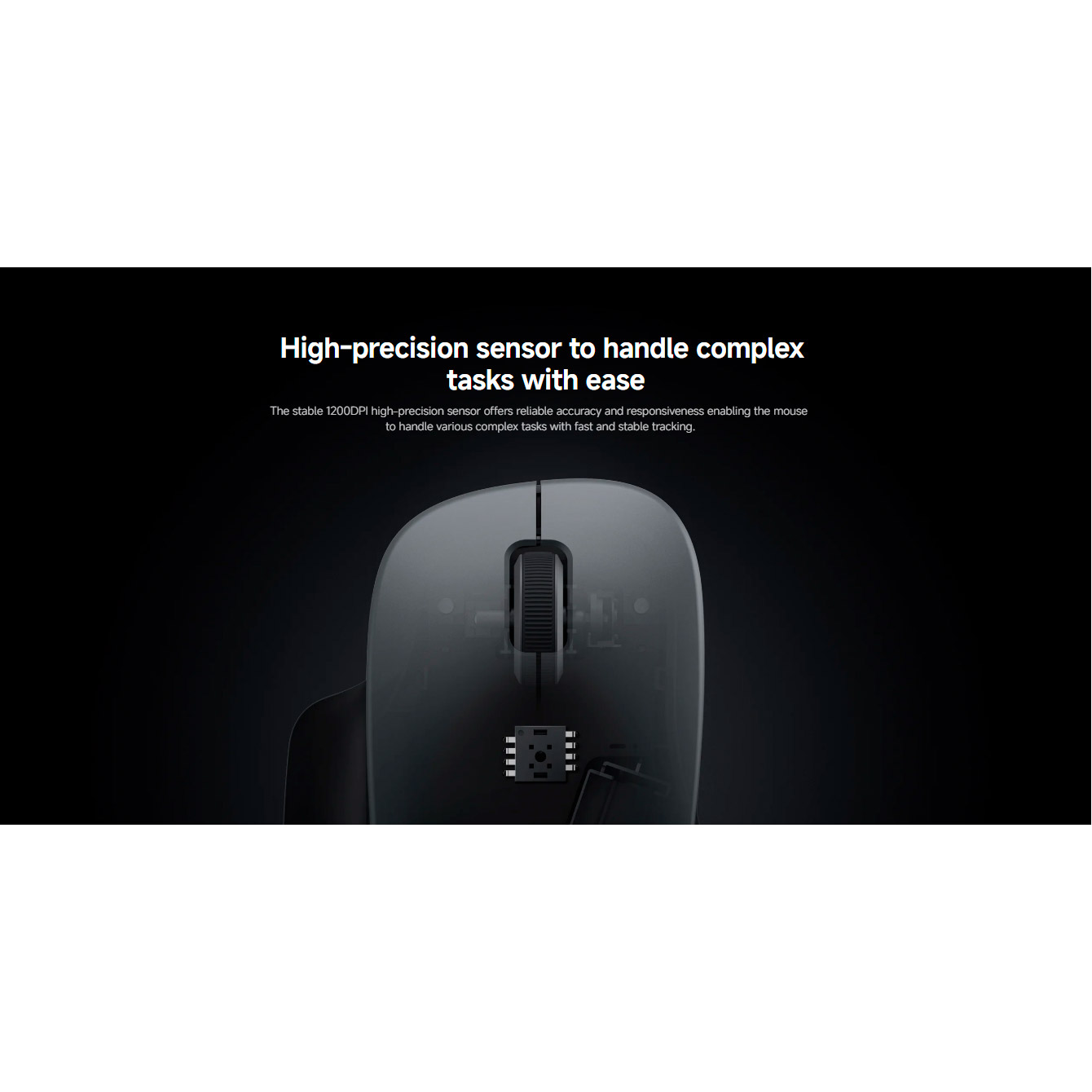 Миша XIAOMI Wireless Mouse Comfort Edition Black (BHR9359GL)