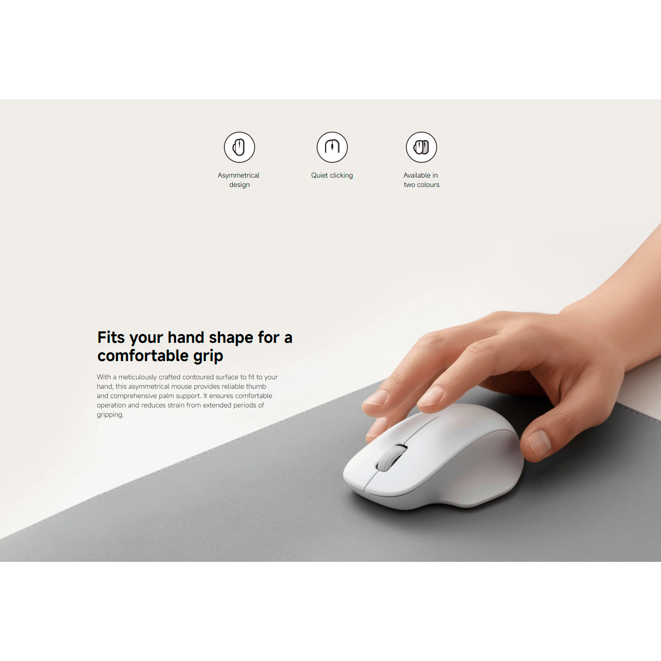Миша XIAOMI Wireless Mouse Comfort Edition Black (BHR9359GL)