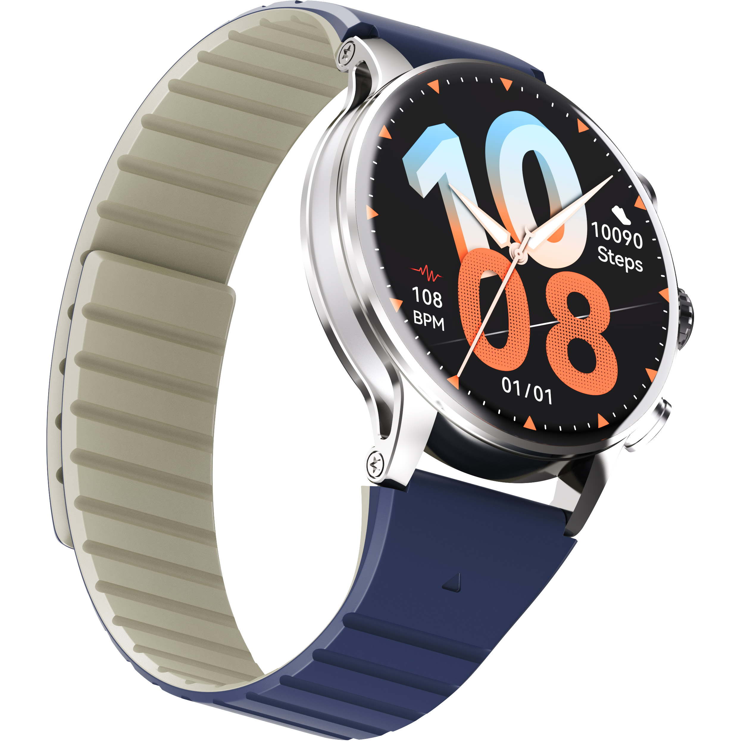 Смарт-часы iMiLab IMIKI Holo Ultra Silver with Magnetic Strap