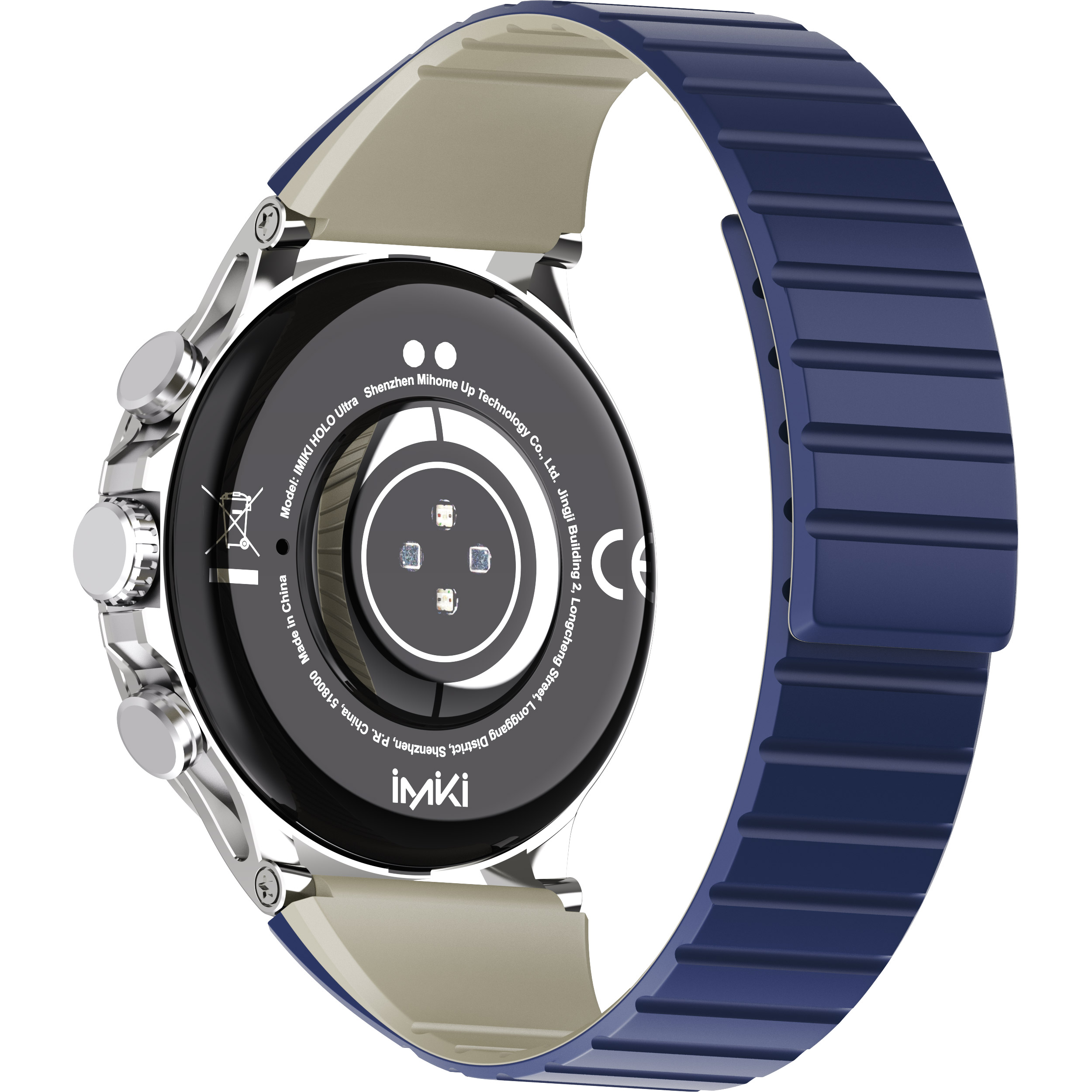 Смарт-часы iMiLab IMIKI Holo Ultra Silver with Magnetic Strap