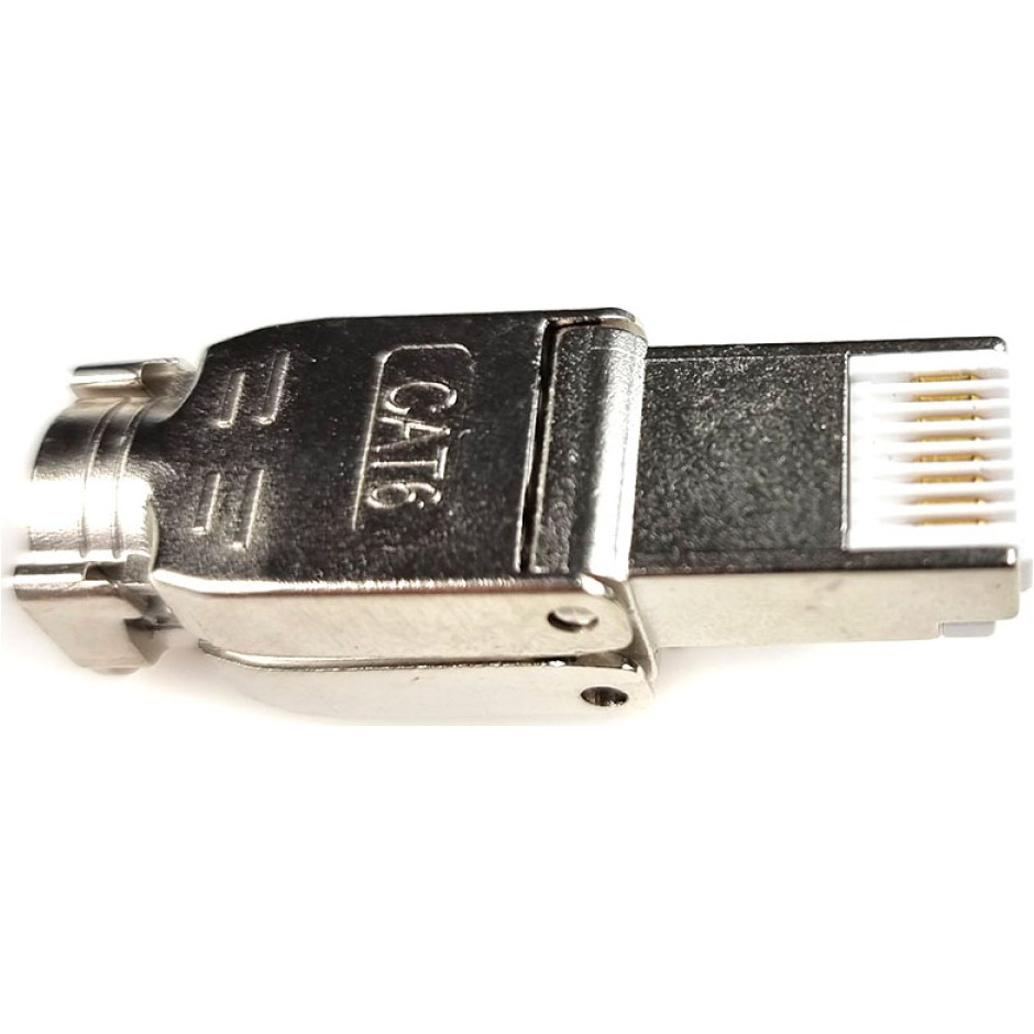 Конектор безінструментальний ESERVER RJ-45 FTP Cat.6a Silver