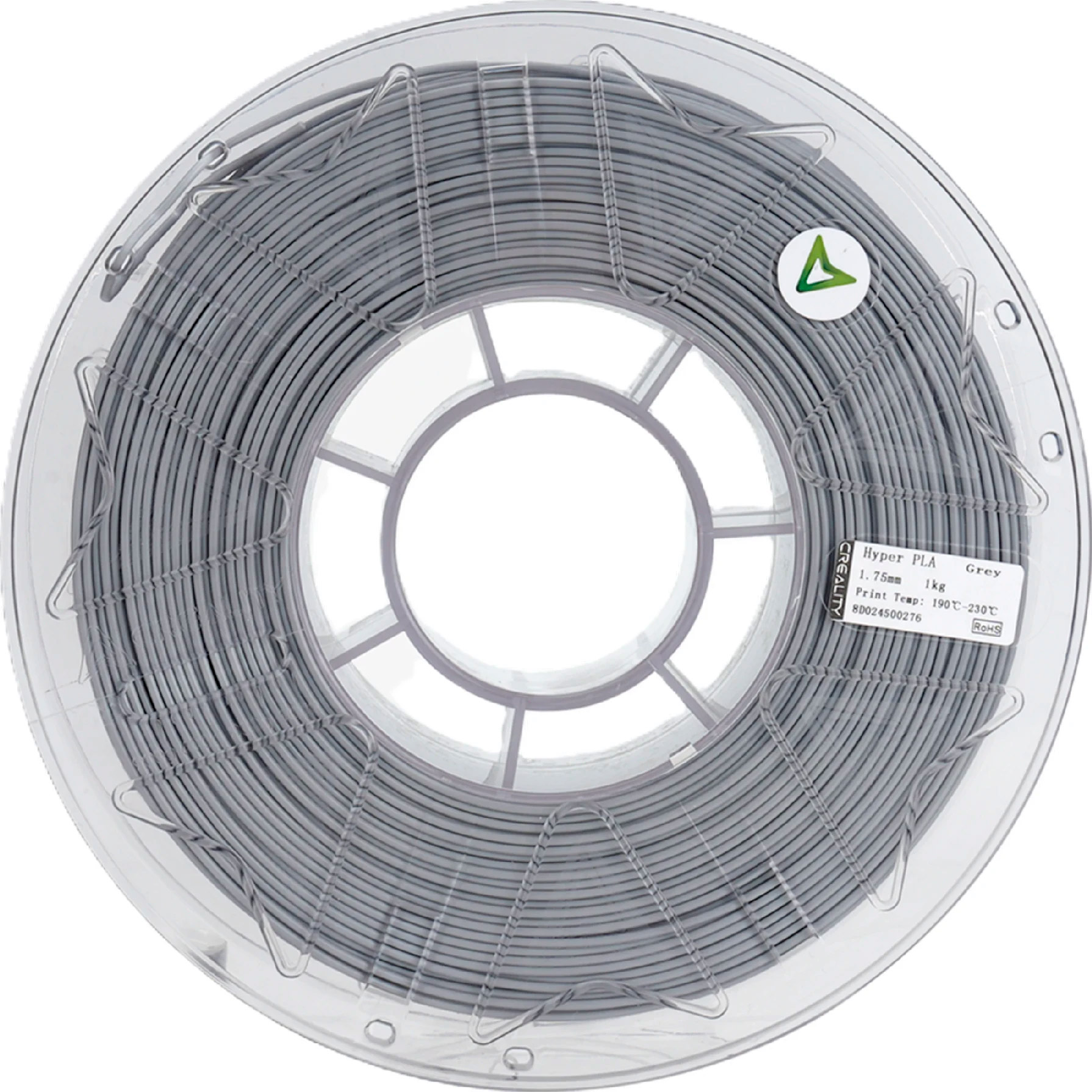 Пластик (філамент) для 3D принтера CREALITY Hyper PLA RFID 1.75mm, 1кг, Gray (3301010466)